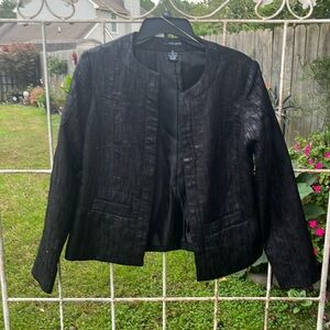 Luciano Dante black blazer, size small, gently used preloved